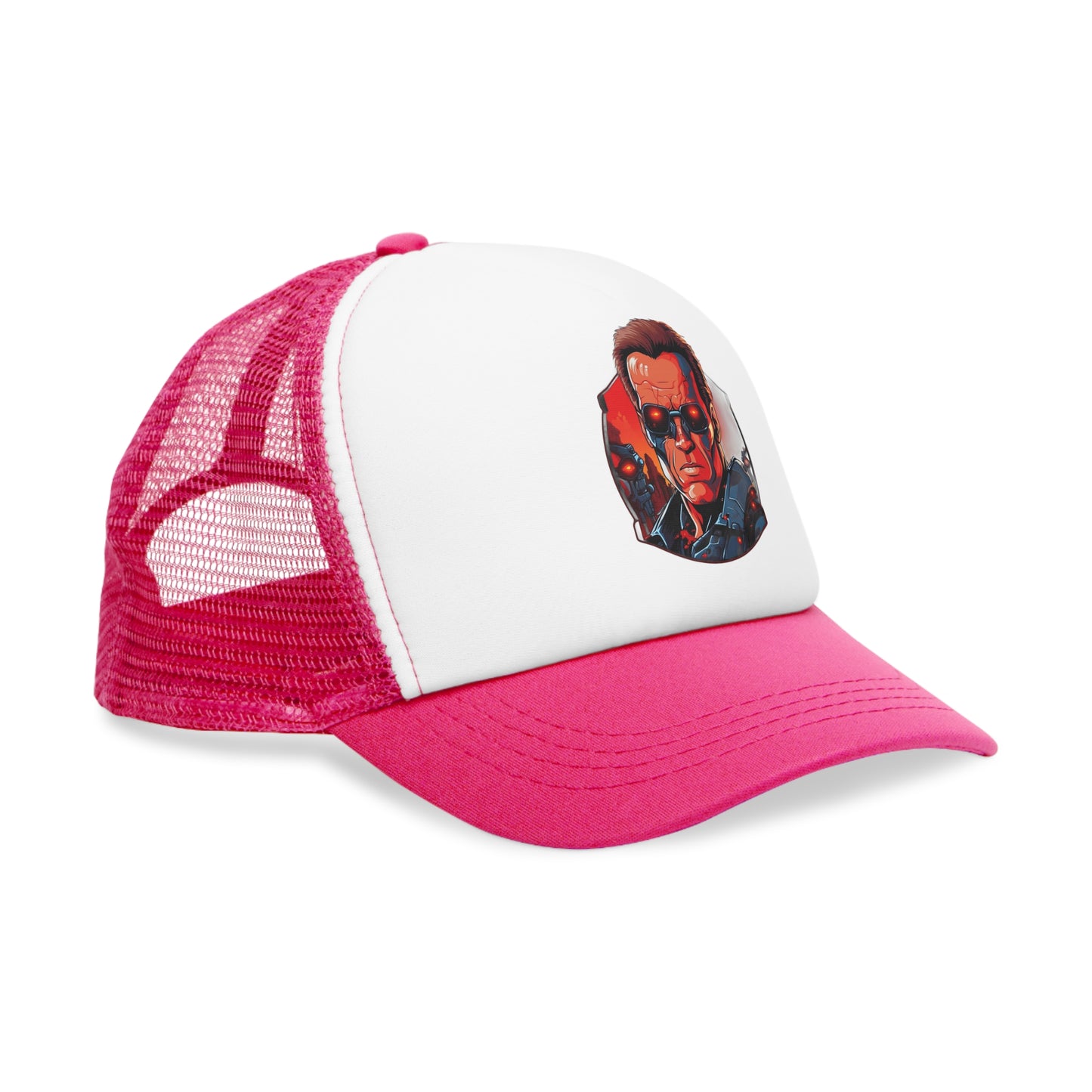 "Graffiti Cap" - Vintage Plain Snap-Back Trucker Cap