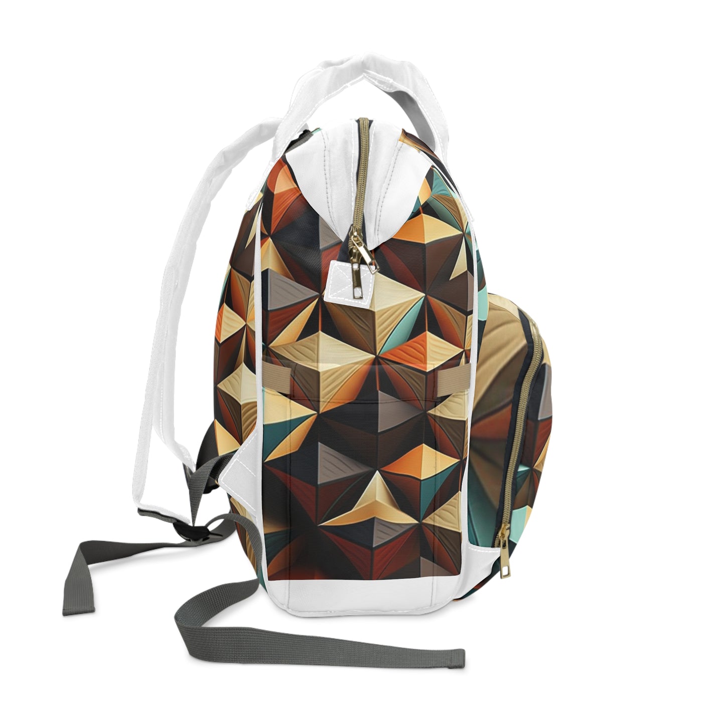 "Geometric Gearpack" - Laptop Backpack Rucksack Bag for Men Women, Water Resistant