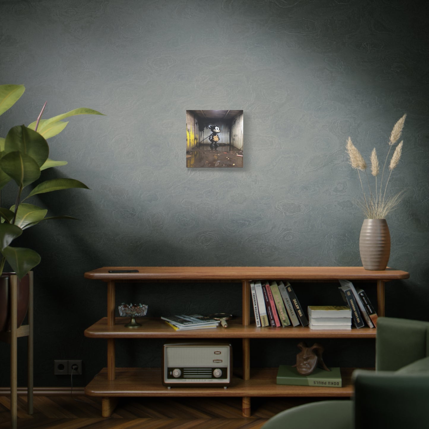 "AI Banksy Fusion" - Canvas