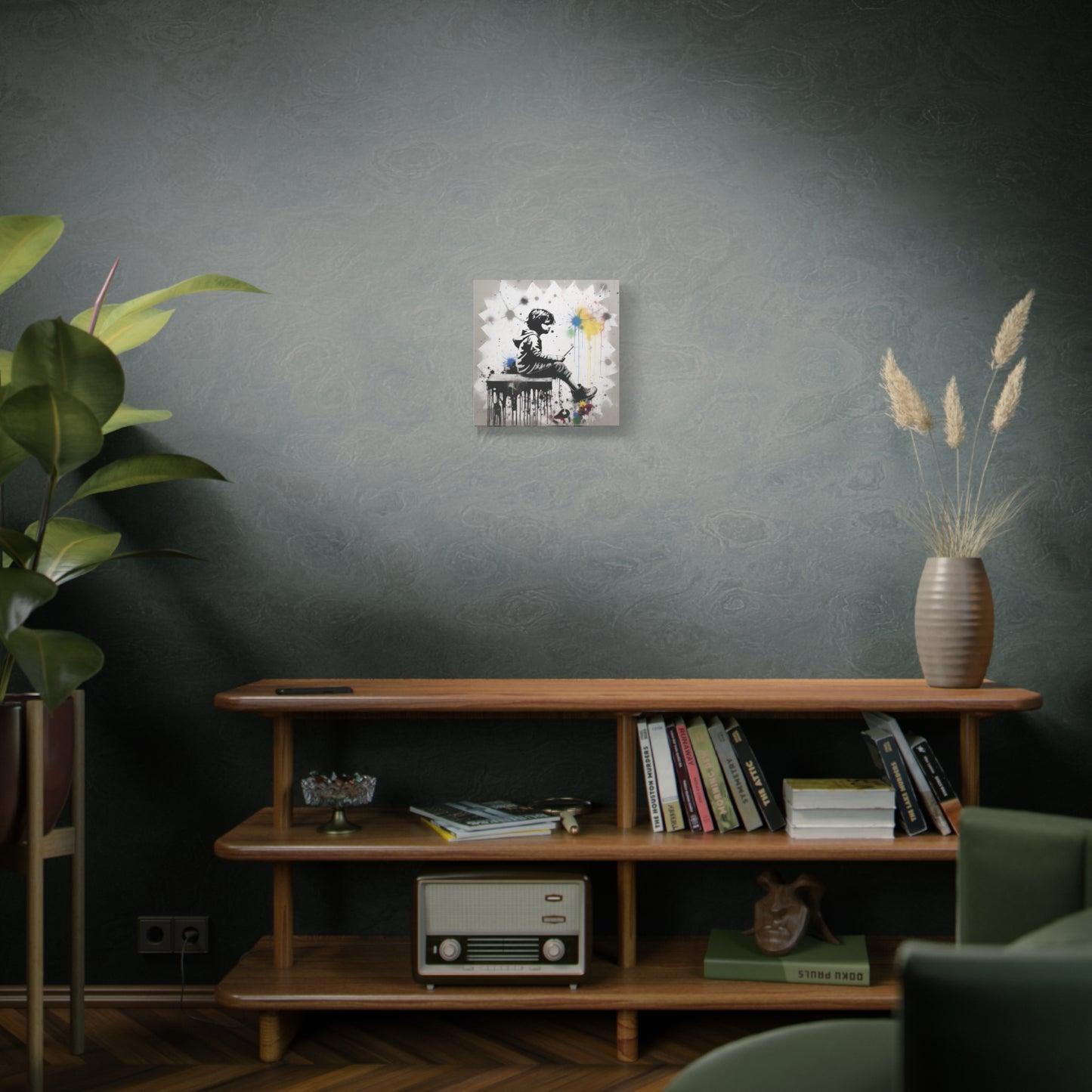 AI Banksy Fusion - Canvas