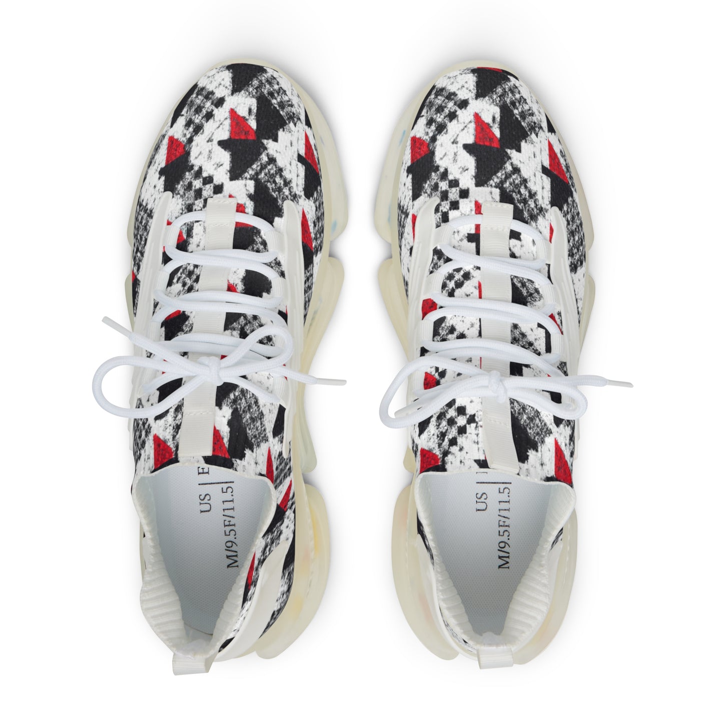 "Introducing the Ultimate Fusion: Houndstooth Havoc Sneakers - The Perfect Blend of Timeless Pattern and Contemporary Style!" - Shoes Athletic Tennis Sneakers Sports Walking Shoes