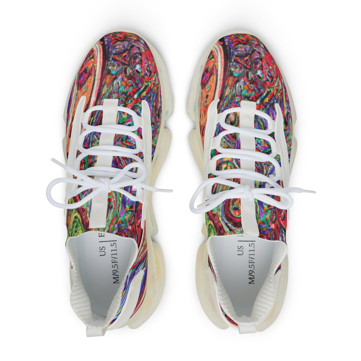 "Paisley Jewel Run: The Vibrant Sneaker with a Touch of Elegance" - Shoes Athletic Tennis Sneakers Sports Walking Shoes