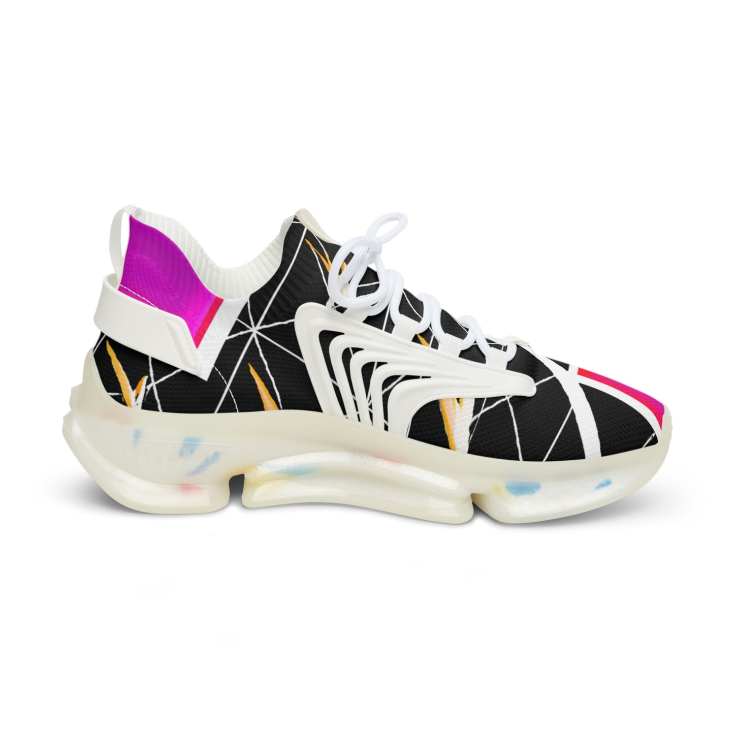 "Neon Nights: The Retro 80s Inspired Sneaker for Bold and Bright Athletes" - Shoes Athletic Tennis Sneakers Sports Walking Shoes