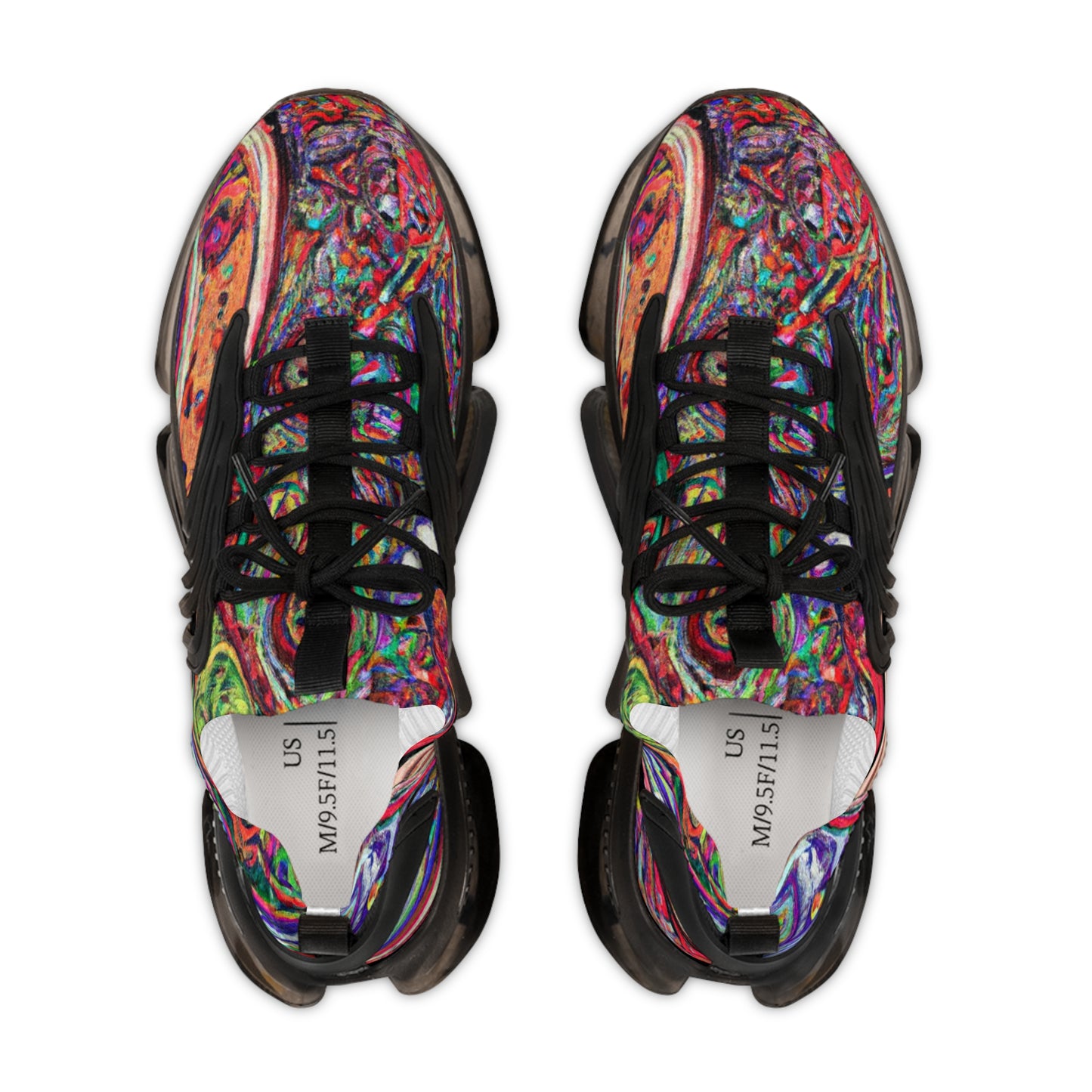 "Paisley Jewel Run: The Vibrant Sneaker with a Touch of Elegance" - Shoes Athletic Tennis Sneakers Sports Walking Shoes