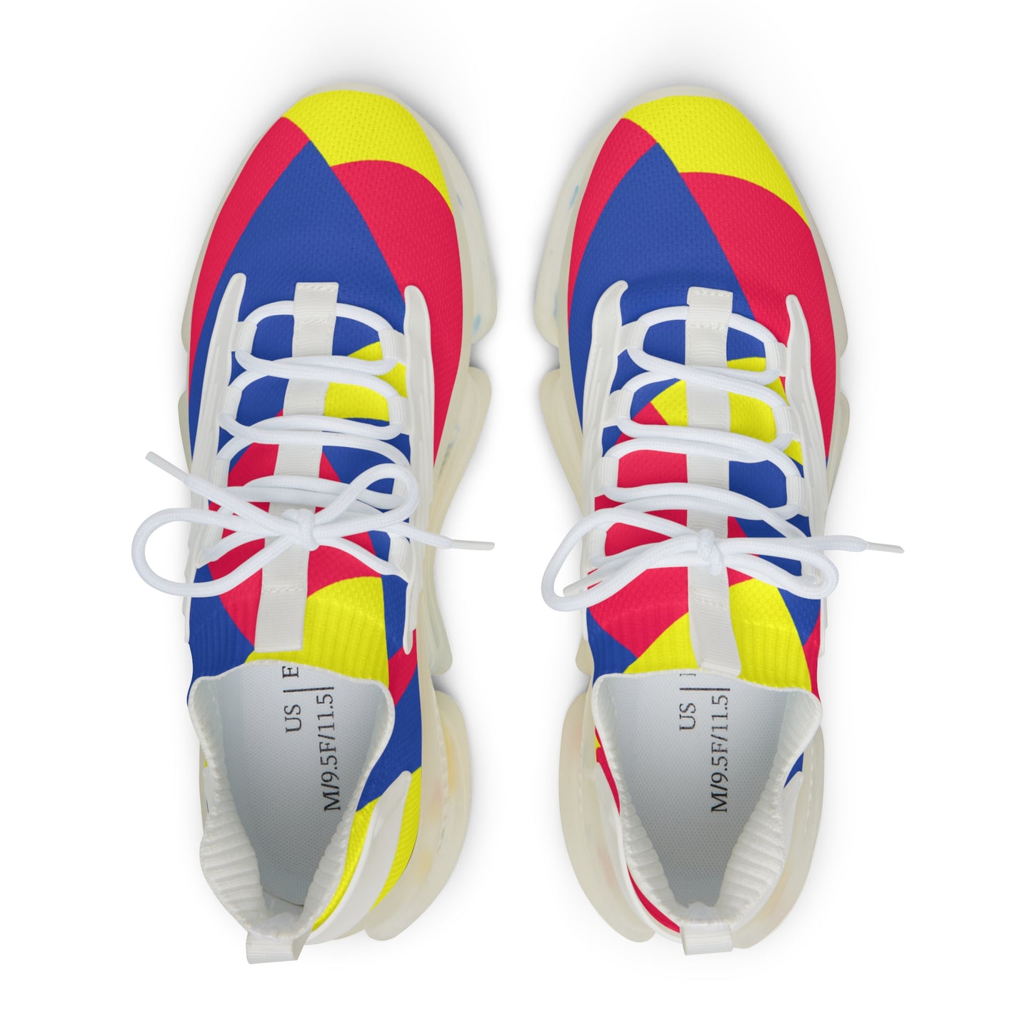 "Abstract Lines: A Bold Fusion of Simplicity and Style in our 3-Tone Sports Sneaker" - Shoes Athletic Tennis Sneakers Sports Walking Shoes