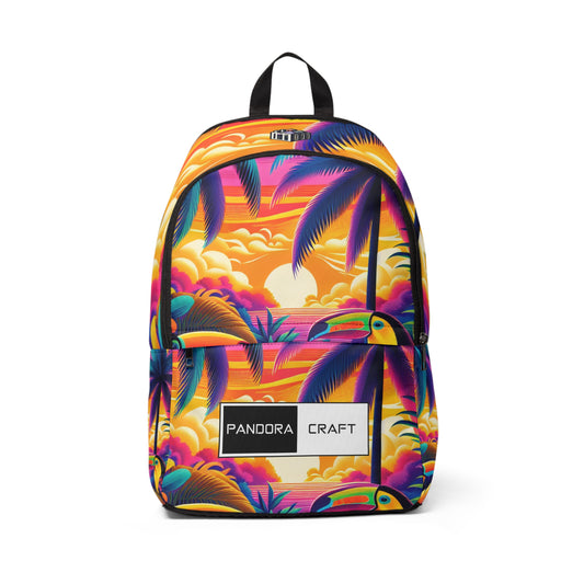 "Island Style" - Laptop Backpack Rucksack Bag for Men Women, Water Resistant