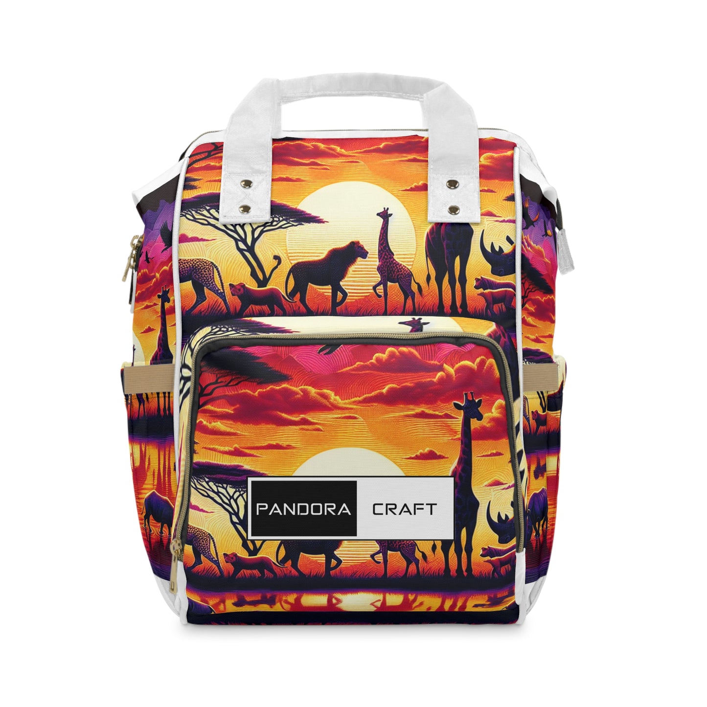 "Wild Sunset Pack" - Laptop Backpack Rucksack Bag for Men Women, Water Resistant
