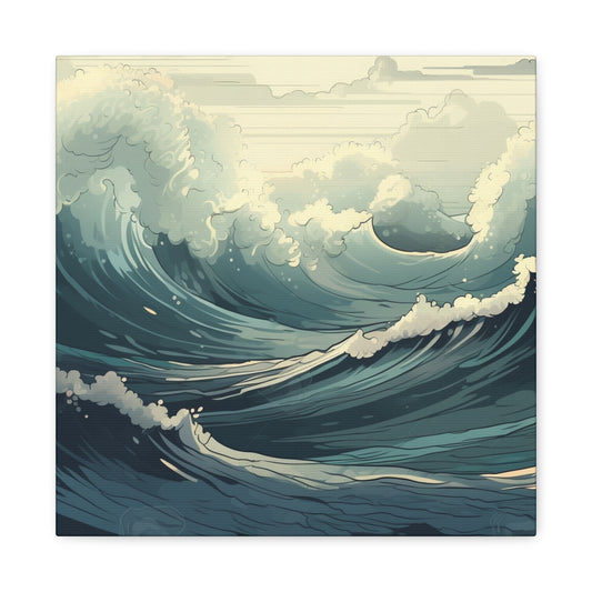 Sea Flow Art - Canvas