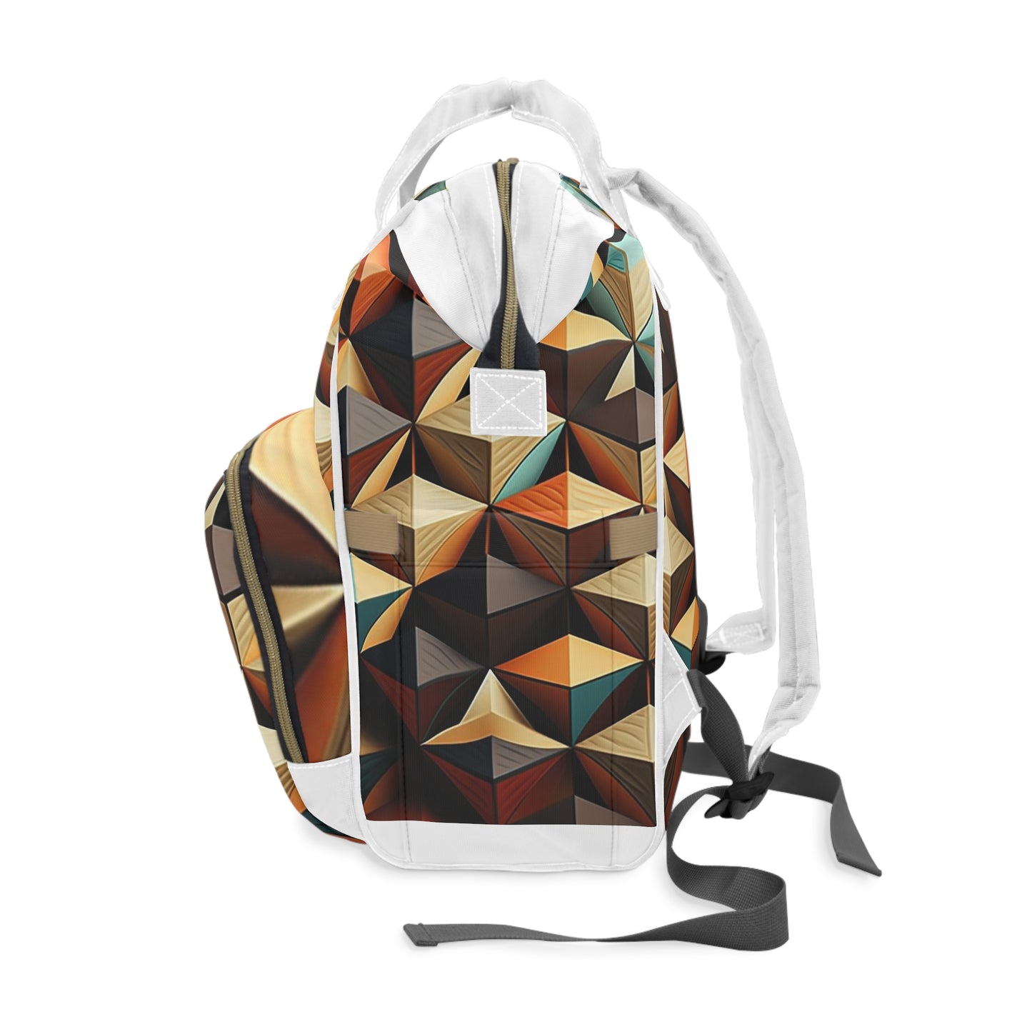 "Geometric Gearpack" - Laptop Backpack Rucksack Bag for Men Women, Water Resistant