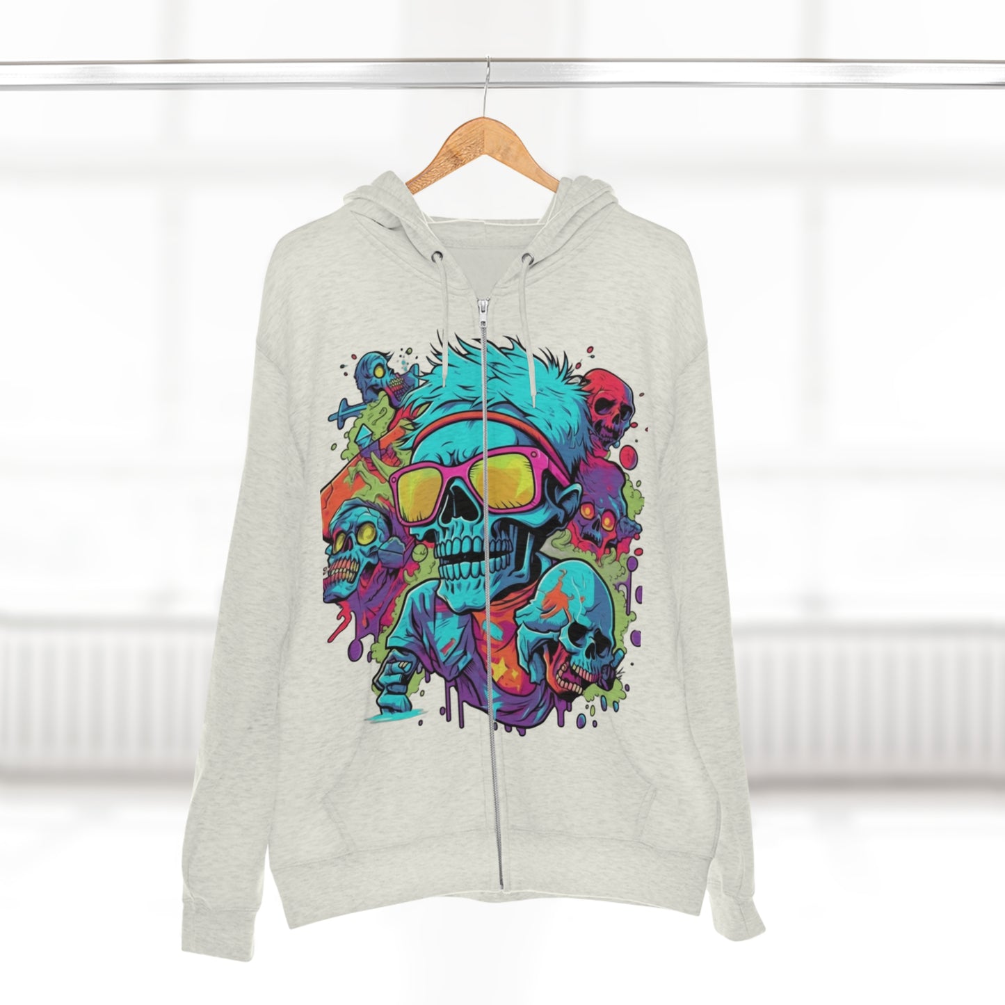 UrbanGraff Hoodie - Hoodies Zip Up Long Sleeve Fleece Sweatshirts Hoodies