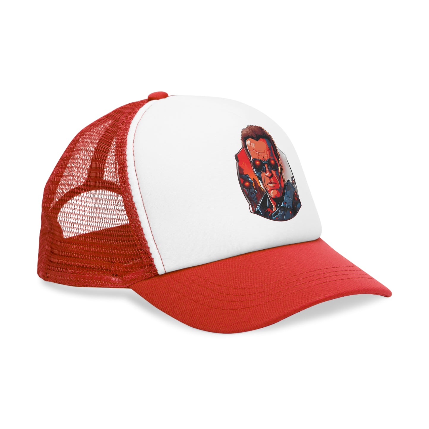 "Graffiti Cap" - Vintage Plain Snap-Back Trucker Cap