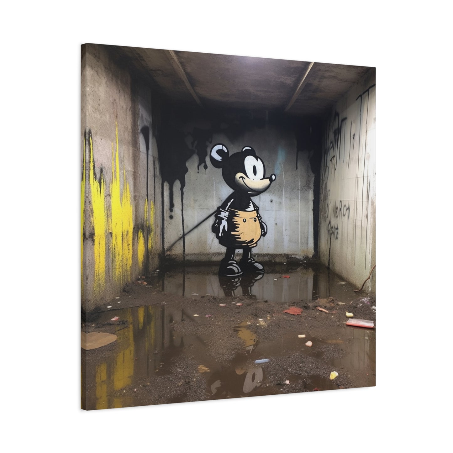 "AI Banksy Fusion" - Canvas