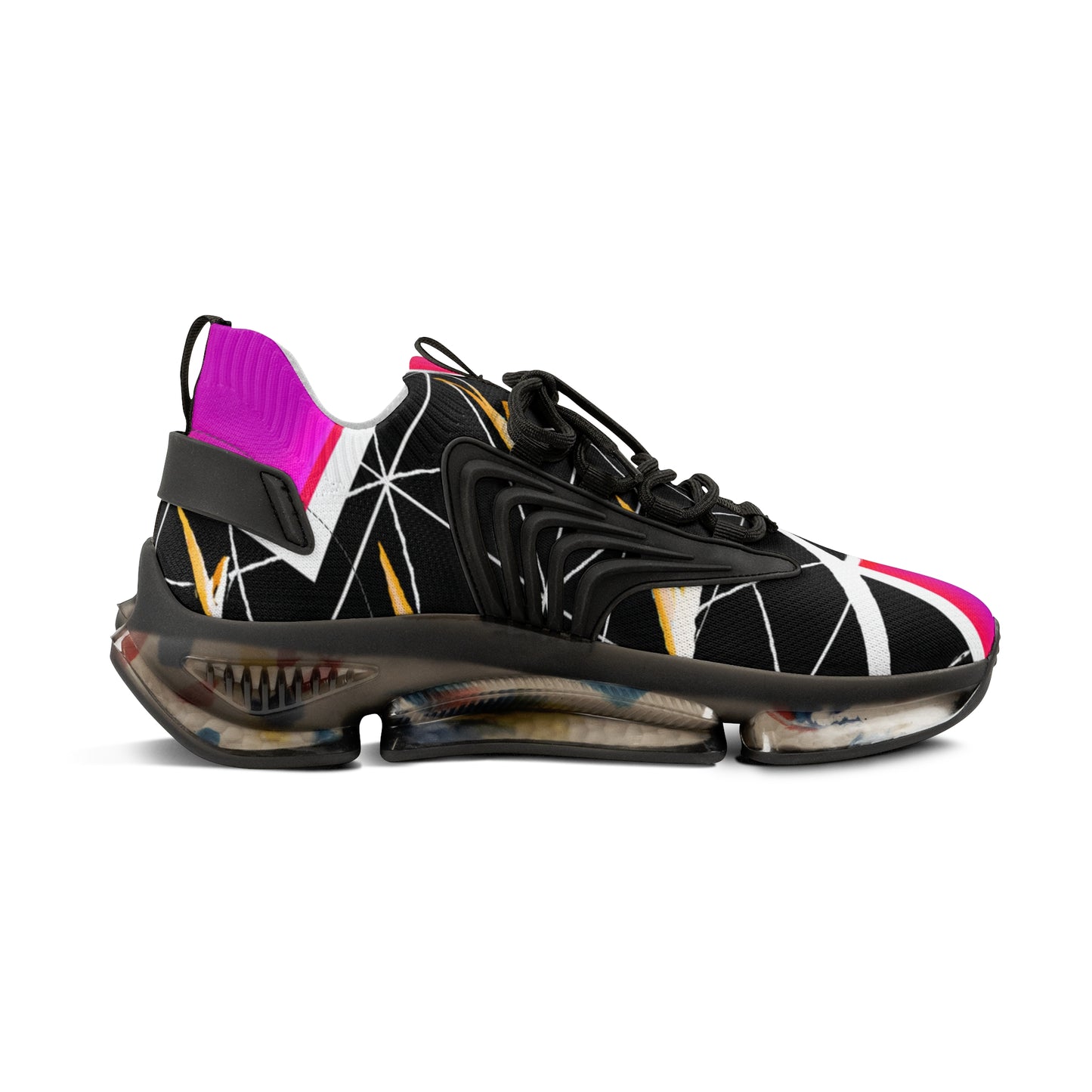 "Neon Nights: The Retro 80s Inspired Sneaker for Bold and Bright Athletes" - Shoes Athletic Tennis Sneakers Sports Walking Shoes