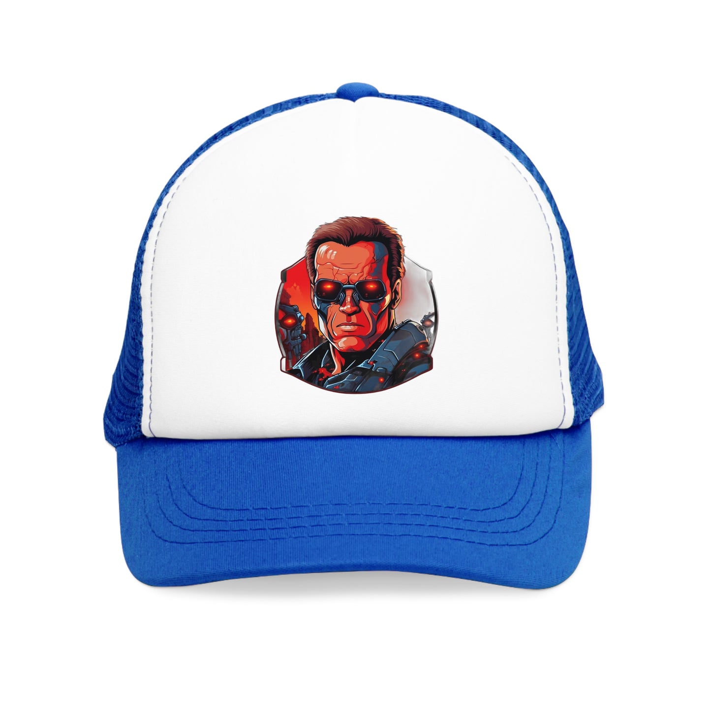 "Graffiti Cap" - Vintage Plain Snap-Back Trucker Cap