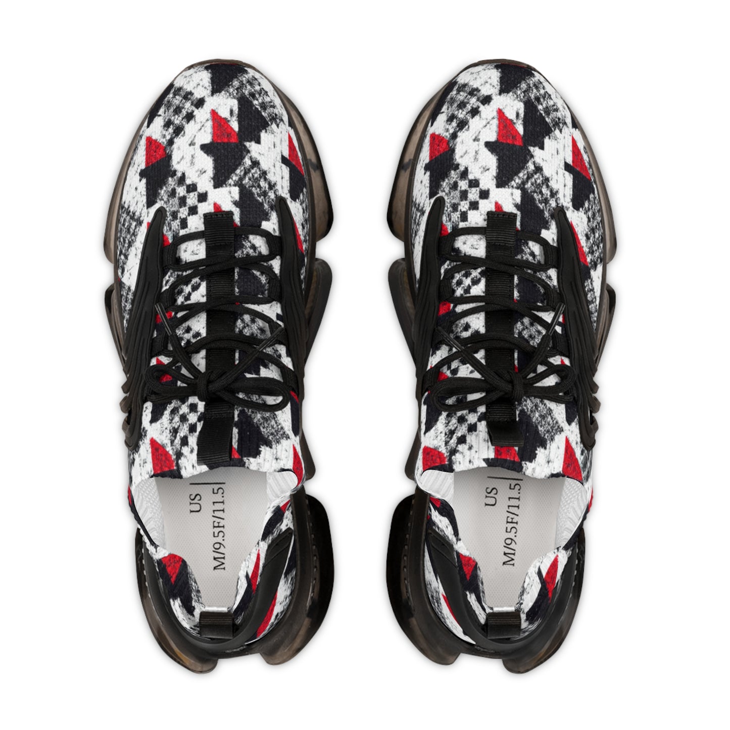 "Introducing the Ultimate Fusion: Houndstooth Havoc Sneakers - The Perfect Blend of Timeless Pattern and Contemporary Style!" - Shoes Athletic Tennis Sneakers Sports Walking Shoes