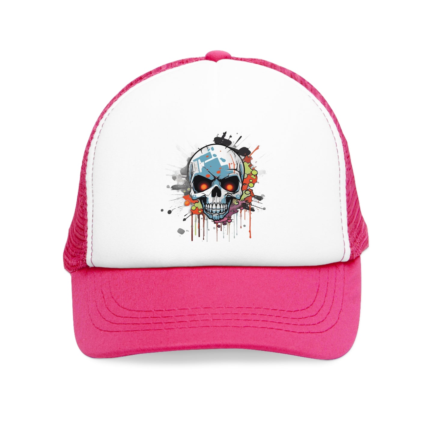 "Graffiti Cap" -  Vintage Plain Snap-Back Trucker Cap