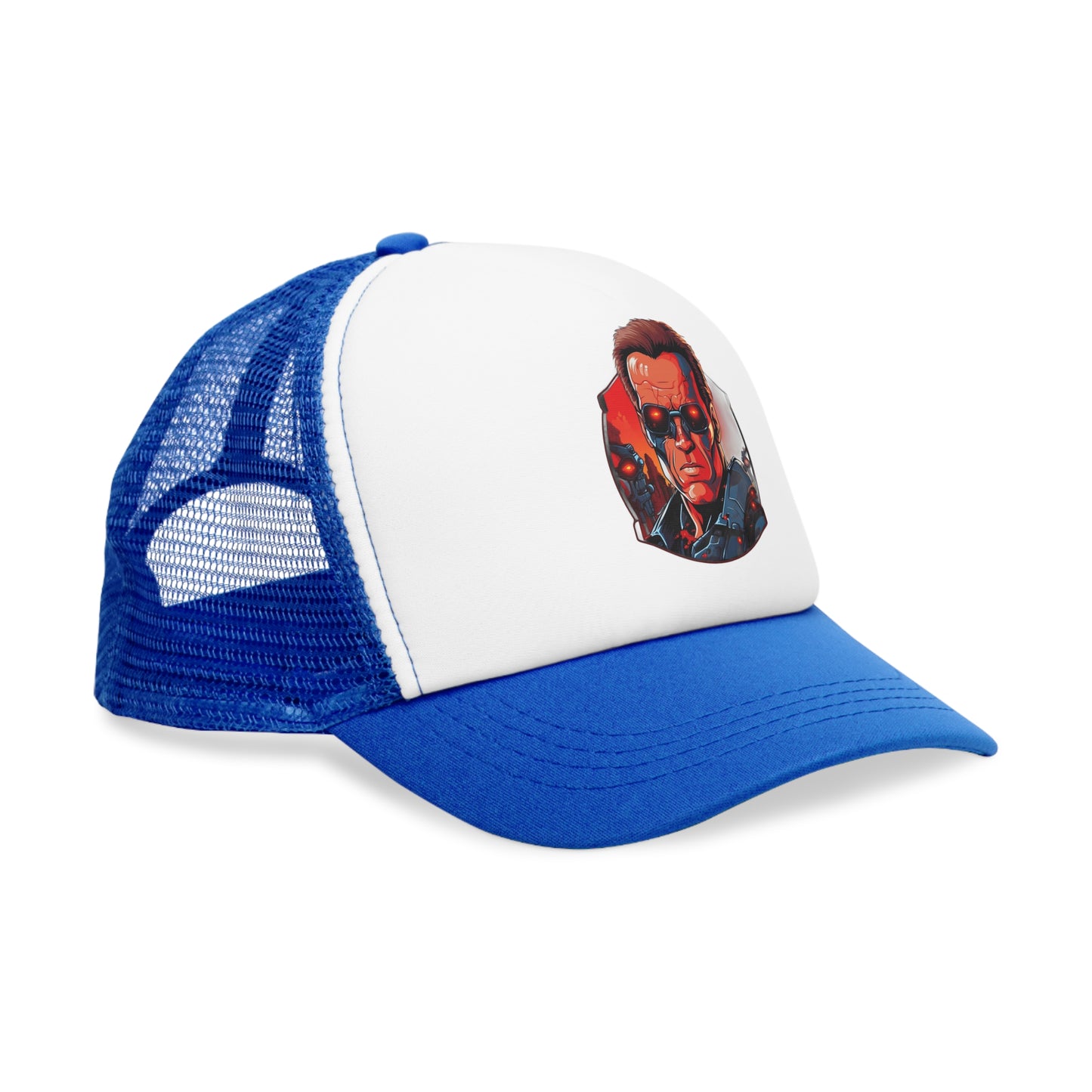 "Graffiti Cap" - Vintage Plain Snap-Back Trucker Cap