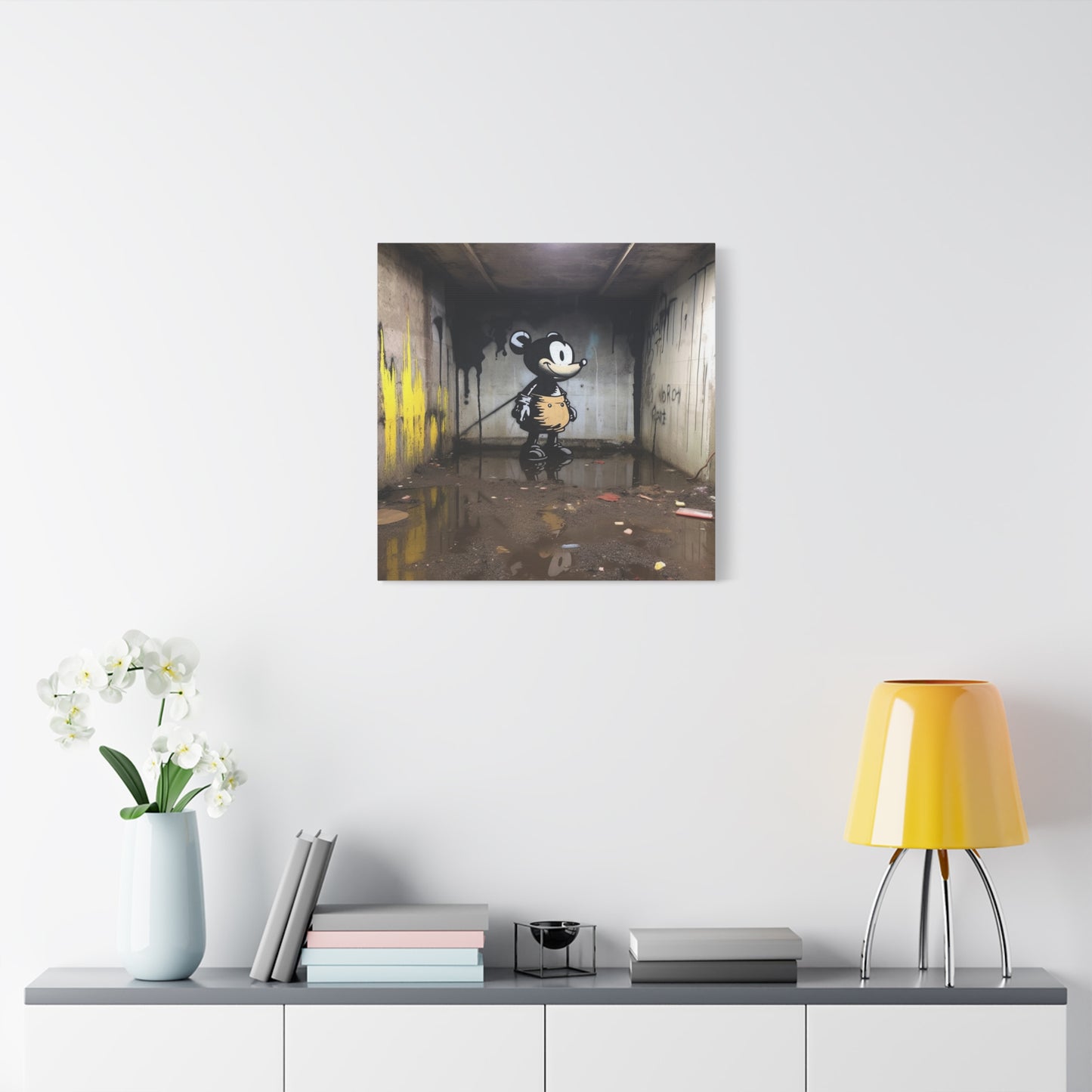 "AI Banksy Fusion" - Canvas