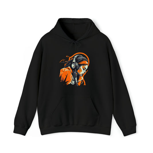 "Graffiti Streetwear Hoodie" - Pullover Hooded Sweatshirts Long Sleeve