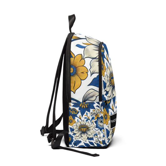 Floral Fusion Backpack - Laptop Backpack Rucksack Bag for Men Women, Water Resistant