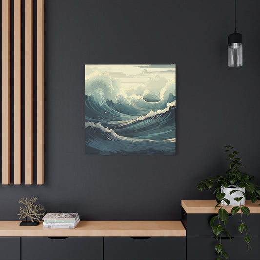 Sea Flow Art - Canvas