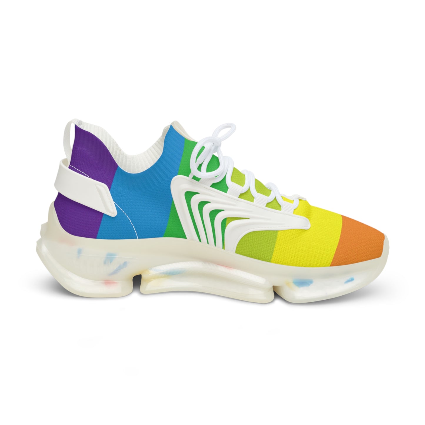 "Stride in Style with the Rainbow Rush: A Bold and Vibrant Gradient Sneaker for the Modern Athlete" - Shoes Athletic Tennis Sneakers Sports Walking Shoes