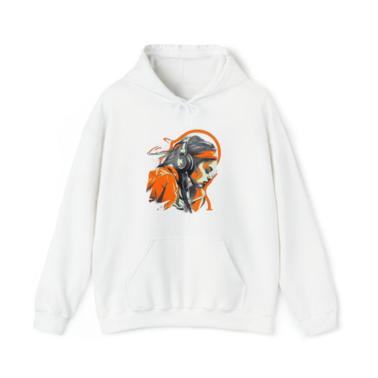 "Graffiti Streetwear Hoodie" - Pullover Hooded Sweatshirts Long Sleeve