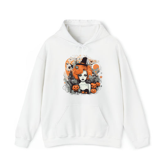 "Spooky Cozy Hoodie" - Pullover Hooded Sweatshirts Long Sleeve