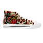 "Day of the Dead Delight High-Tops: A Vibrant Fusion of Mexican Culture and Contemporary Design"- High Top Trainers Fashion Sneakers