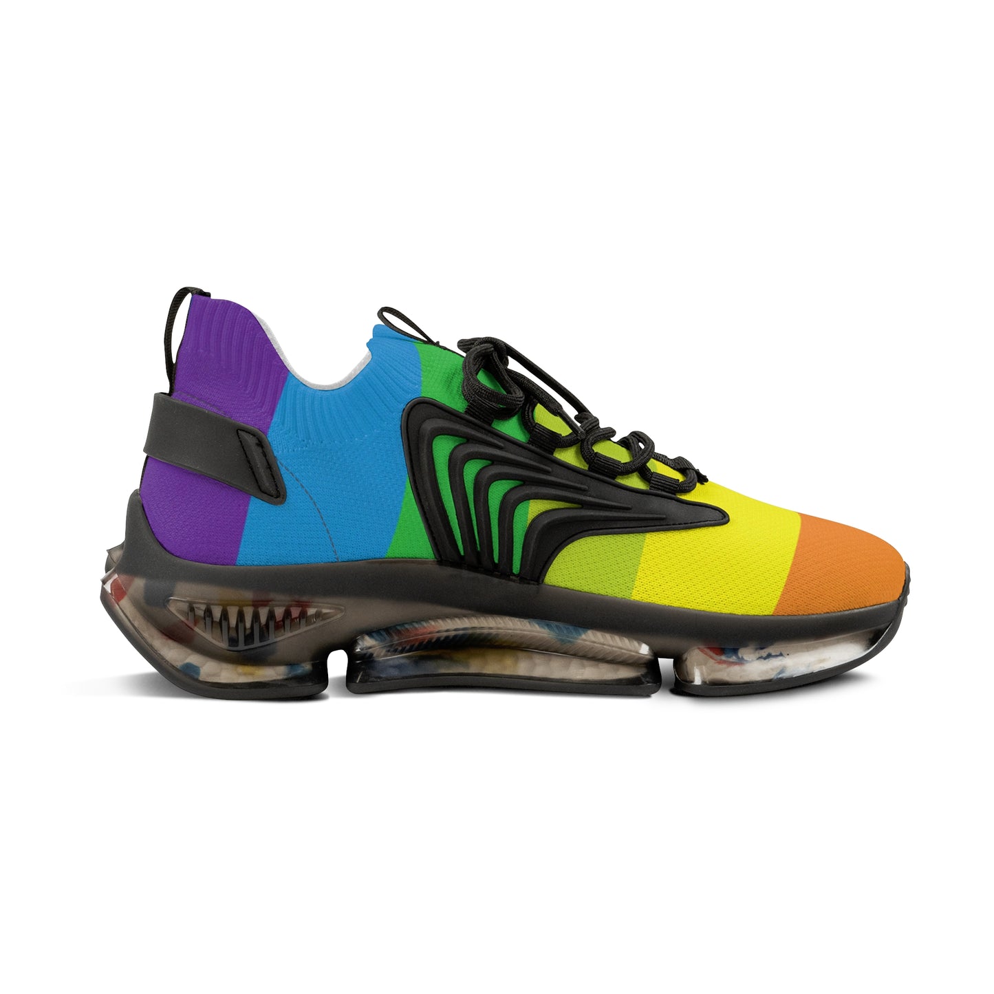 "Stride in Style with the Rainbow Rush: A Bold and Vibrant Gradient Sneaker for the Modern Athlete" - Shoes Athletic Tennis Sneakers Sports Walking Shoes