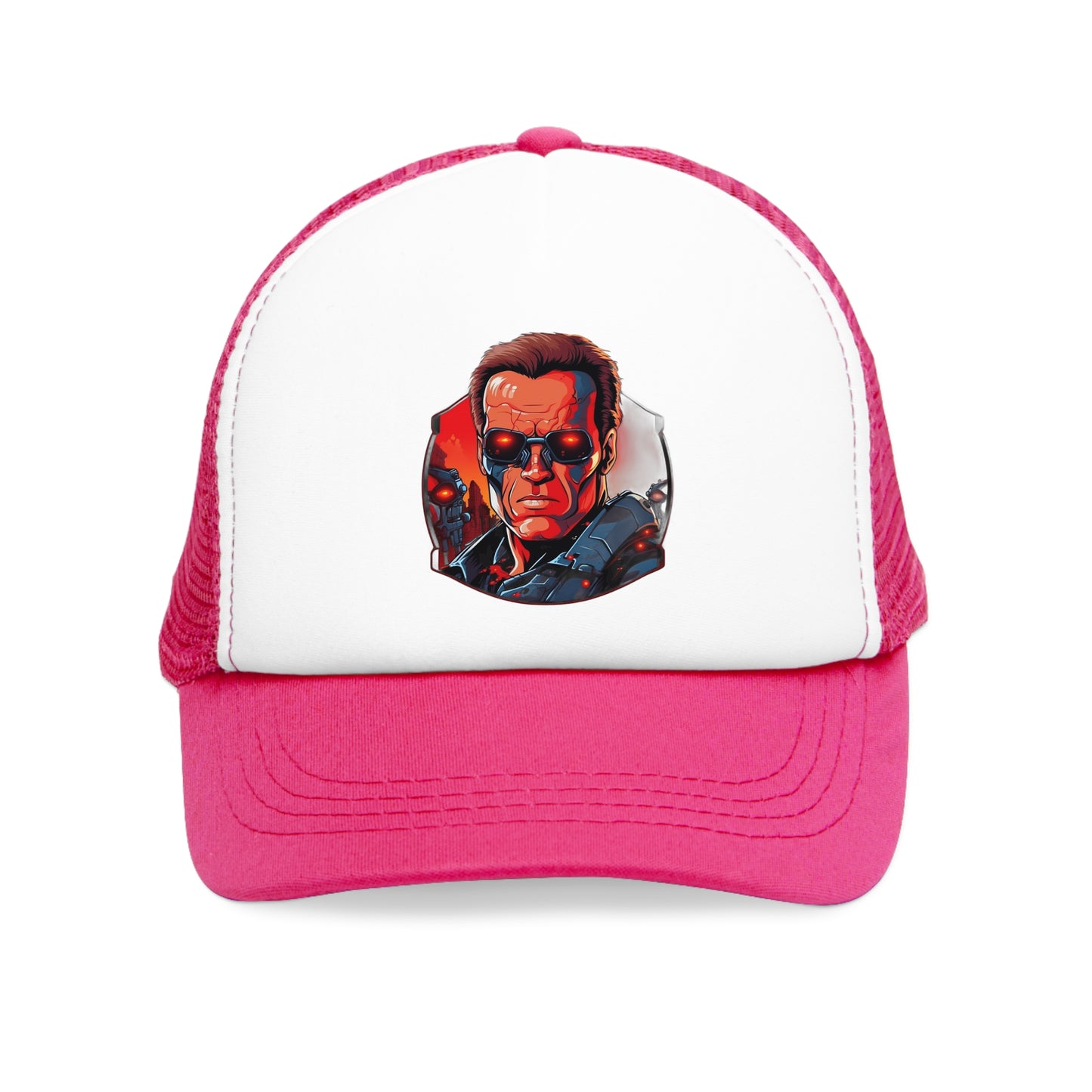"Graffiti Cap" - Vintage Plain Snap-Back Trucker Cap