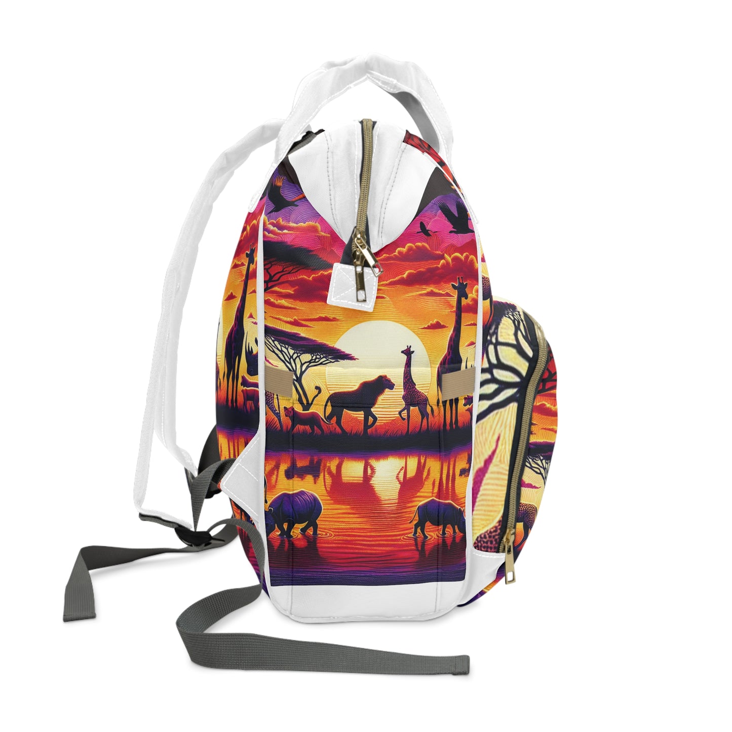 "Wild Sunset Pack" - Laptop Backpack Rucksack Bag for Men Women, Water Resistant