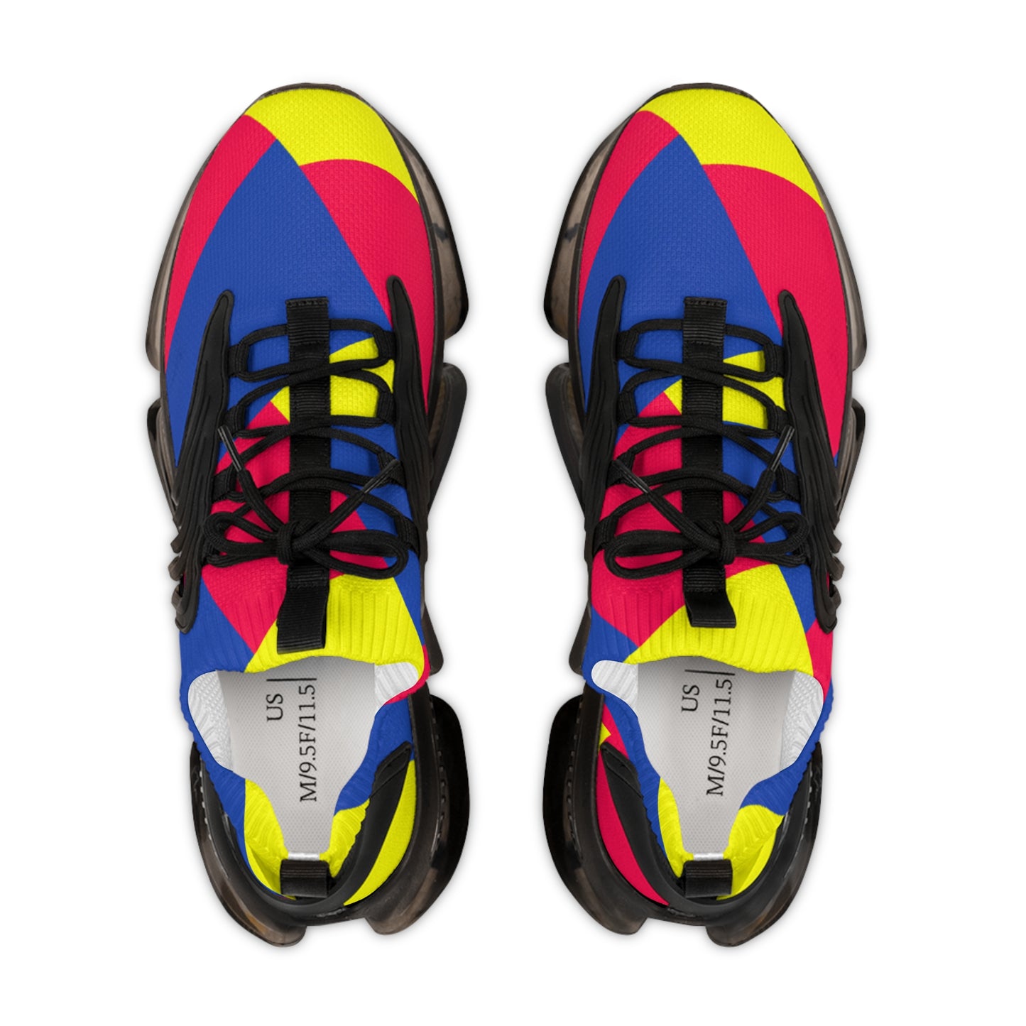 "Abstract Lines: A Bold Fusion of Simplicity and Style in our 3-Tone Sports Sneaker" - Shoes Athletic Tennis Sneakers Sports Walking Shoes