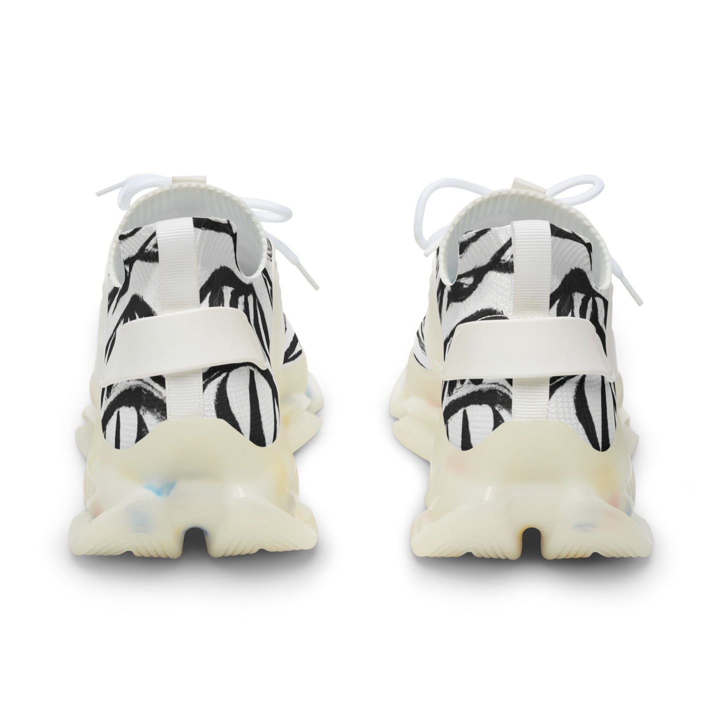 "Introducing the MonoTribal Runner: A Bold Fusion of Tribal Designs and Monochromatic Performance for the Ultimate Athletic Sneaker Experience!" - Shoes Athletic Tennis Sneakers Sports Walking Shoes