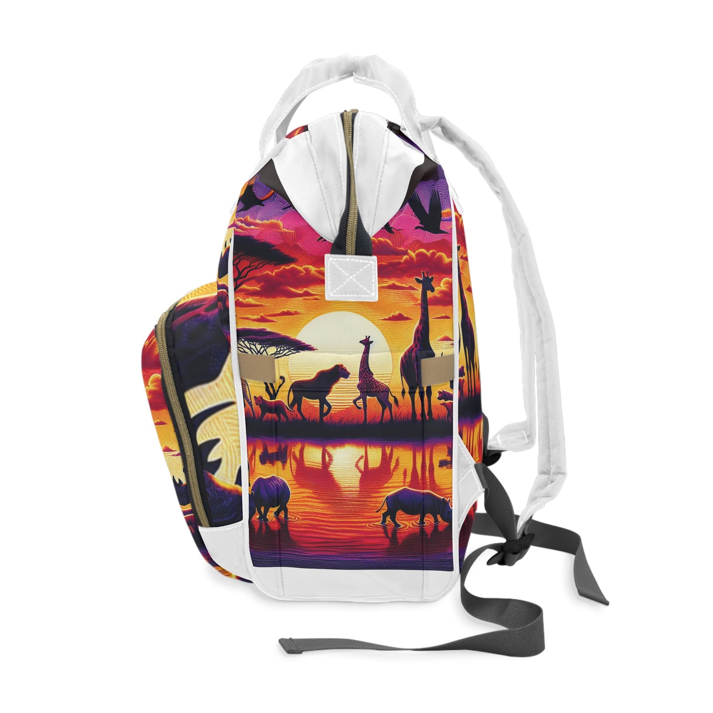 "Wild Sunset Pack" - Laptop Backpack Rucksack Bag for Men Women, Water Resistant
