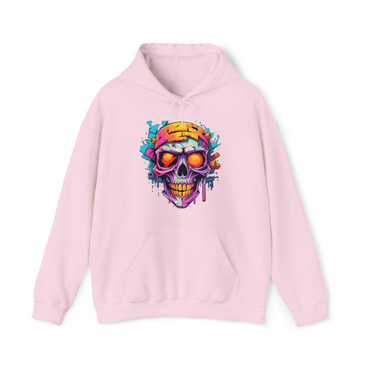 "Graffiti Chic Hoodie" - Pullover Hooded Sweatshirts Long Sleeve