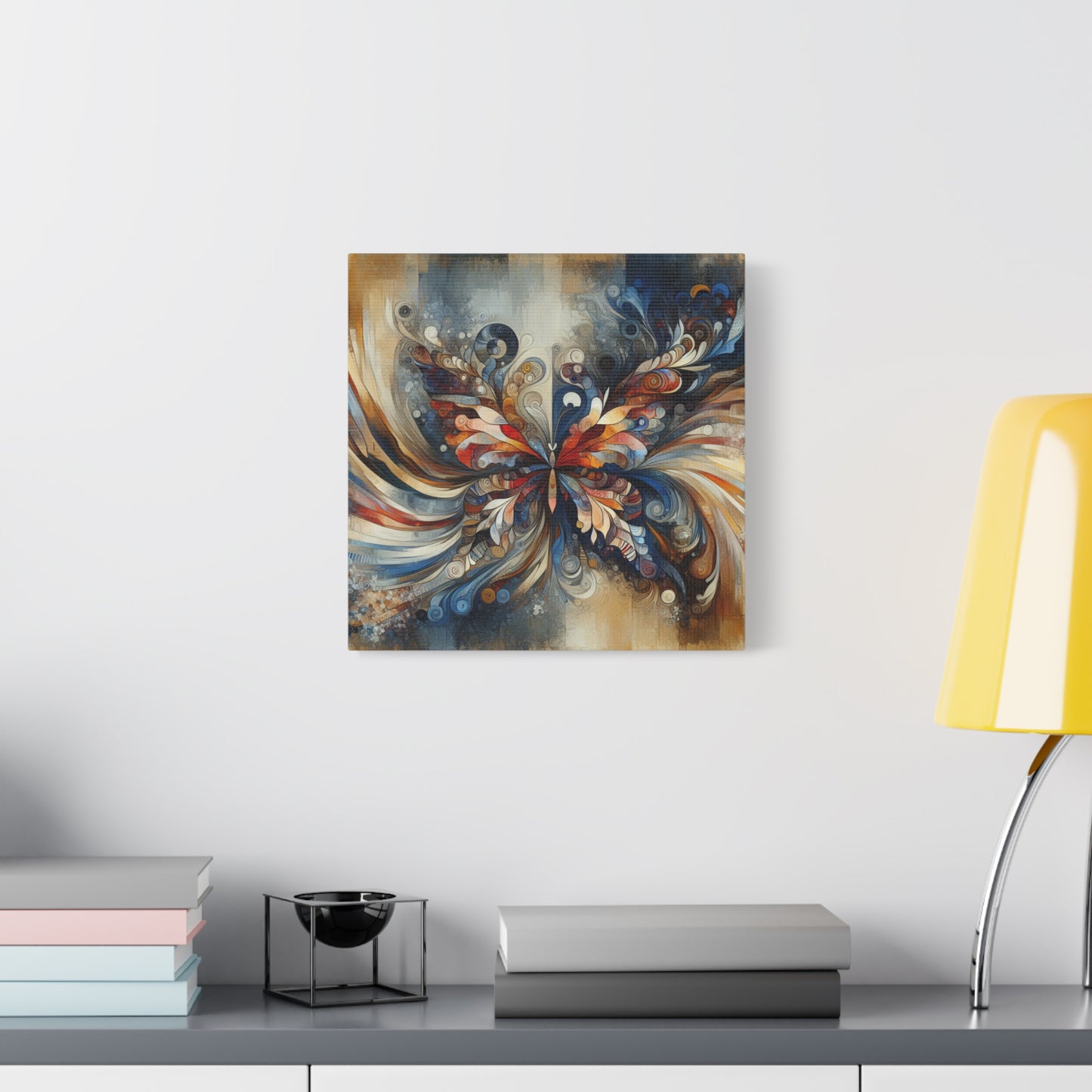 "Market Mosaic" - Framed Canvas Print Colourful Wall Art