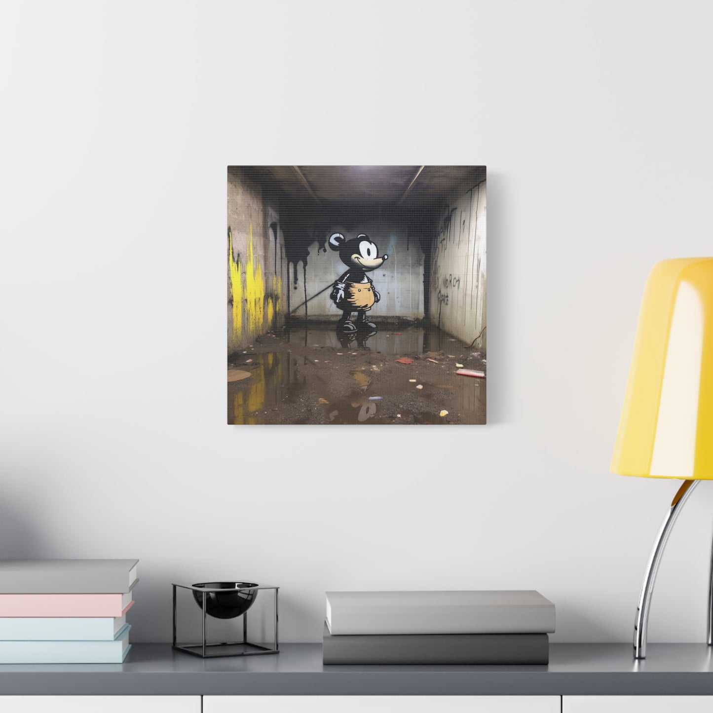 "AI Banksy Fusion" - Canvas