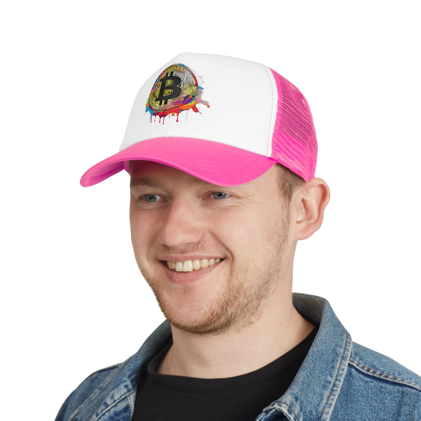 "Graffiti Trucker" -  Vintage Plain Snap-Back Trucker Cap
