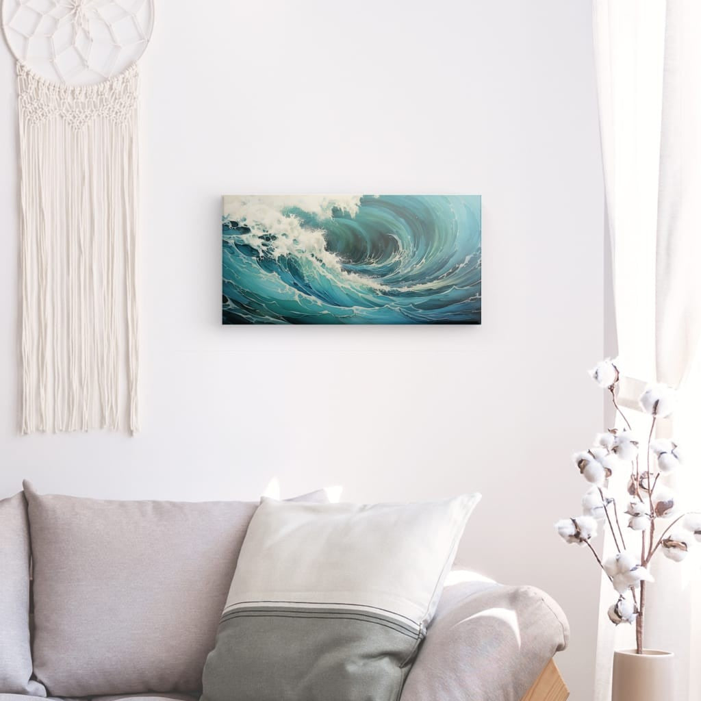 Marine Majesty - Framed 80X40 Cm / Folded Canvas