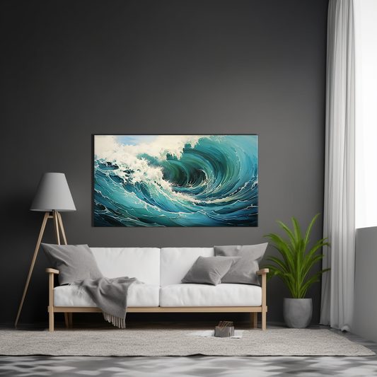 Marine Majesty - Framed Canvas