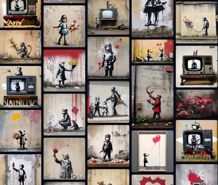 AI Meets Banksy