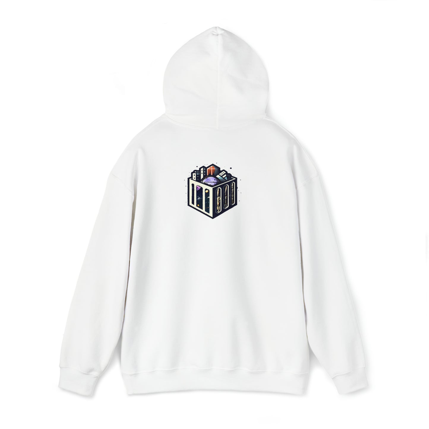 "Graffiti-Cozy Hoodie" - Pullover Hooded Sweatshirts Long Sleeve