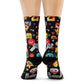 "Emoji Madness: Playful Crew Socks with Adorable Patterns!" - Men and Women Crew Socks Combed Athletic Sports Casual Classic