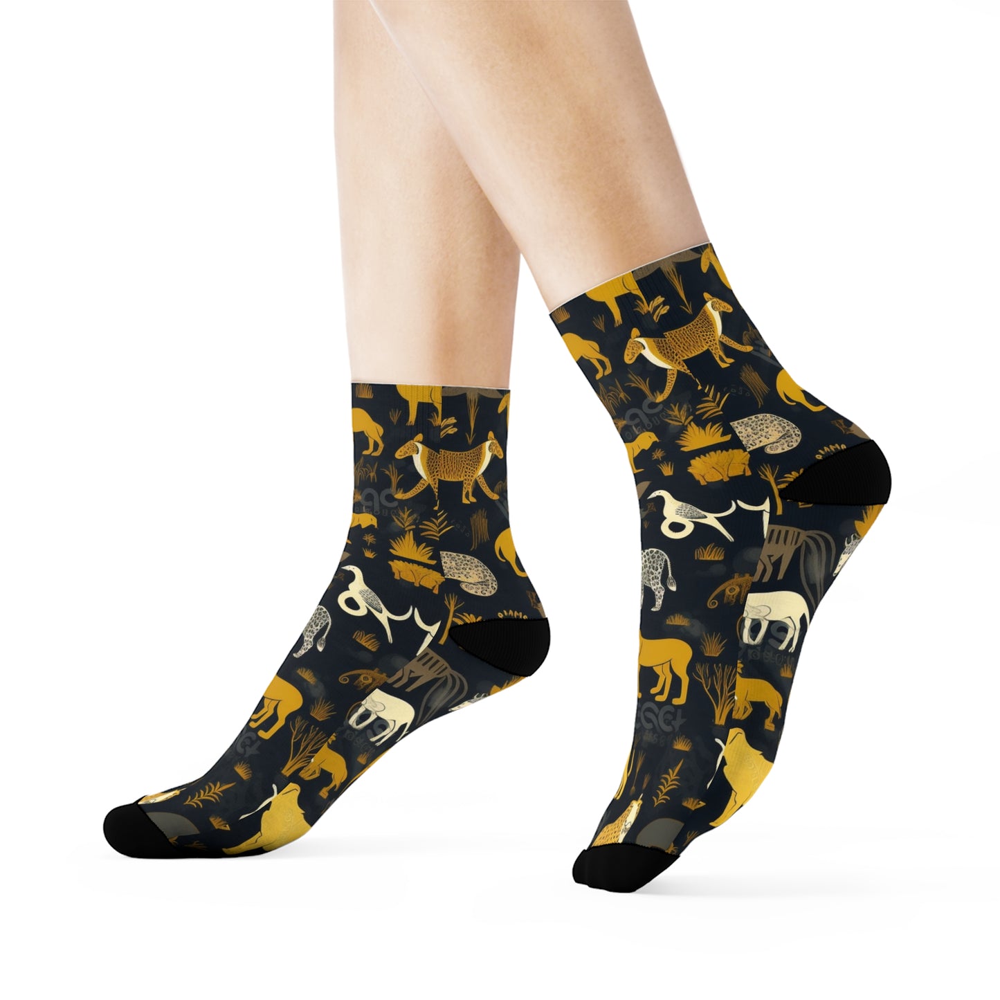 "Express Your Mood with our Playful Emojis Crew Socks - The Perfect Blend of Comfort and Fun!" - Men and Women Crew Socks Combed Athletic Sports Casual Classic