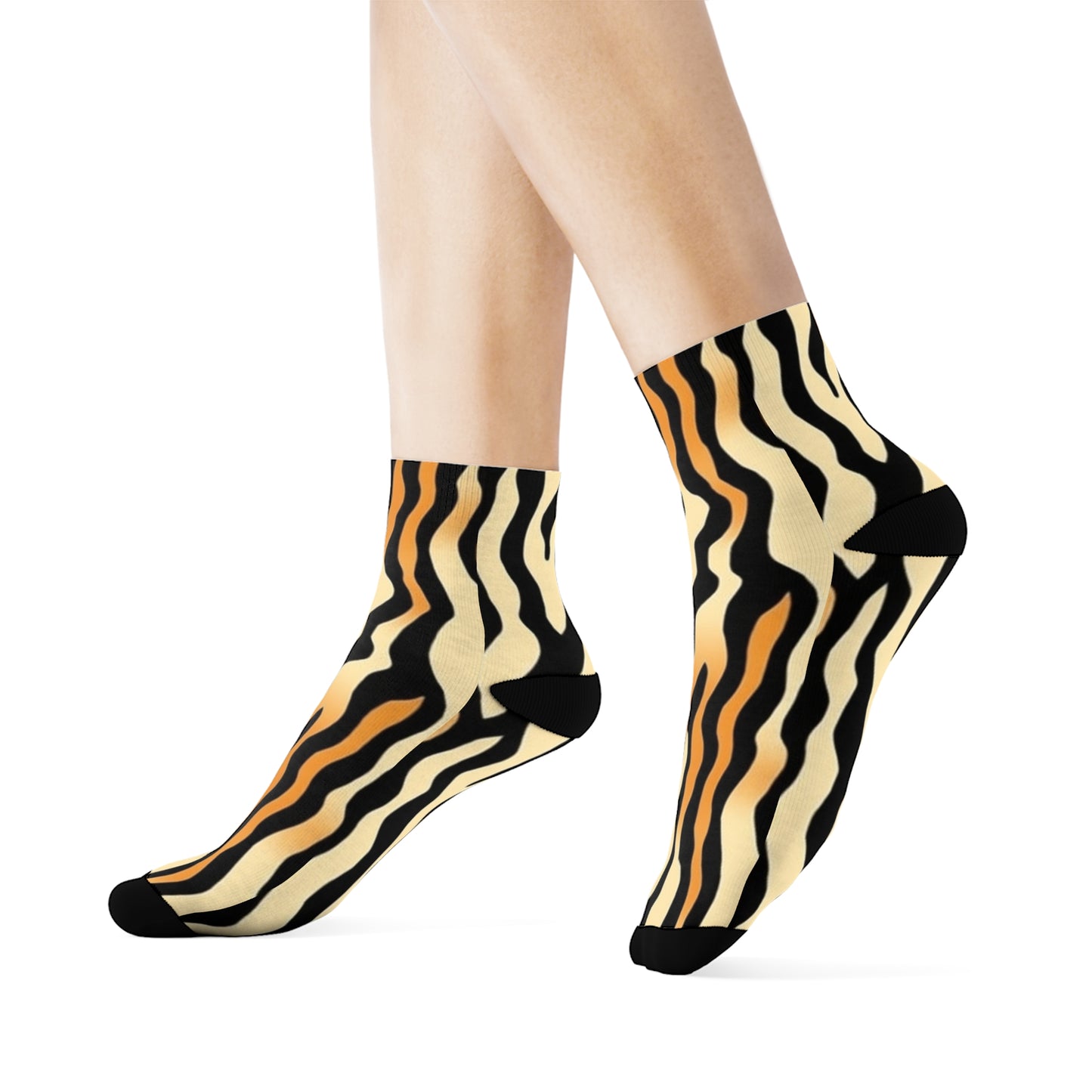 "Emojicute Crew Socks: Playful Patterns and Adorable Designs for Fun-Loving Feet!" - Men and Women Crew Socks Combed Athletic Sports Casual Classic