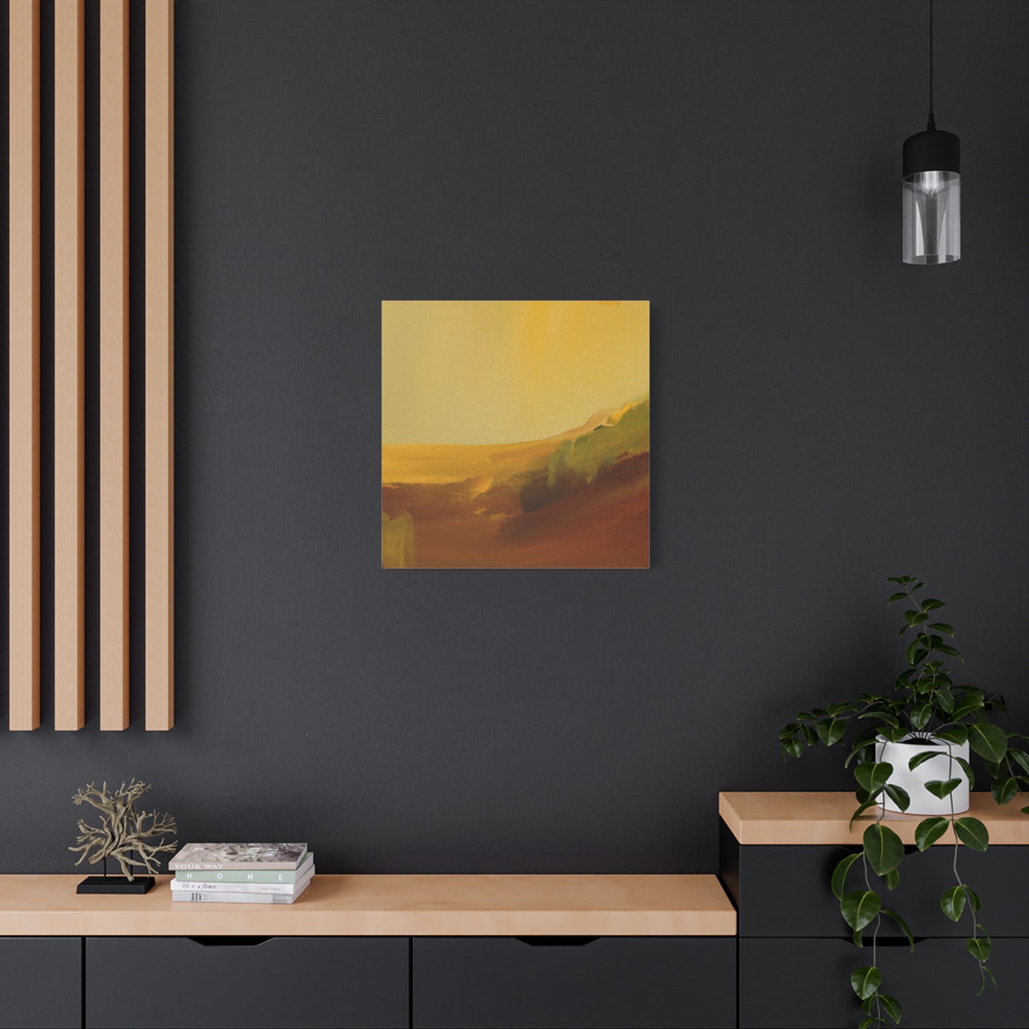 Warm Abstract Vista - Canvas