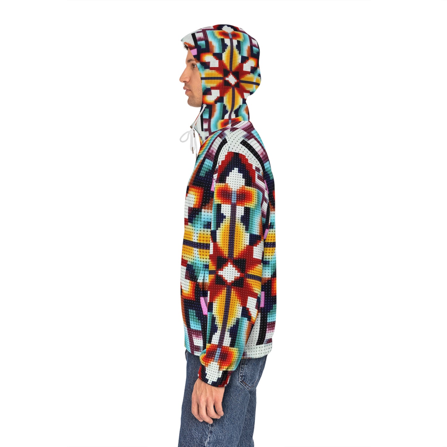 "Pattern Pop Cozy Hoodie"