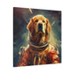 "Galactic Pet Print" - Framed Canvas Print Colourful Wall Art