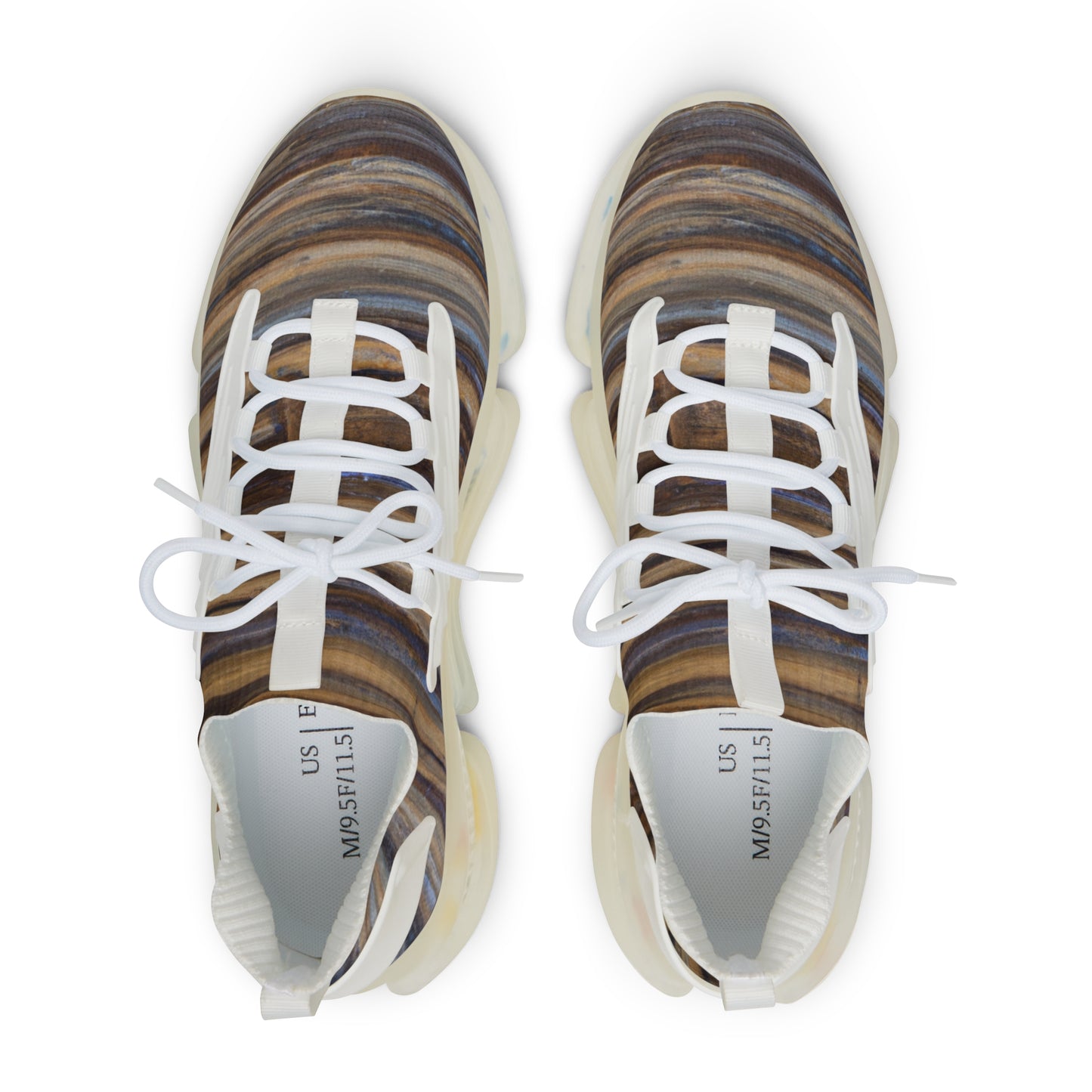 "Introducing the Woodgrain Vibe Sneakers: Combining Style and Performance with Textured Inspiration!" - Shoes Athletic Tennis Sneakers Sports Walking Shoes